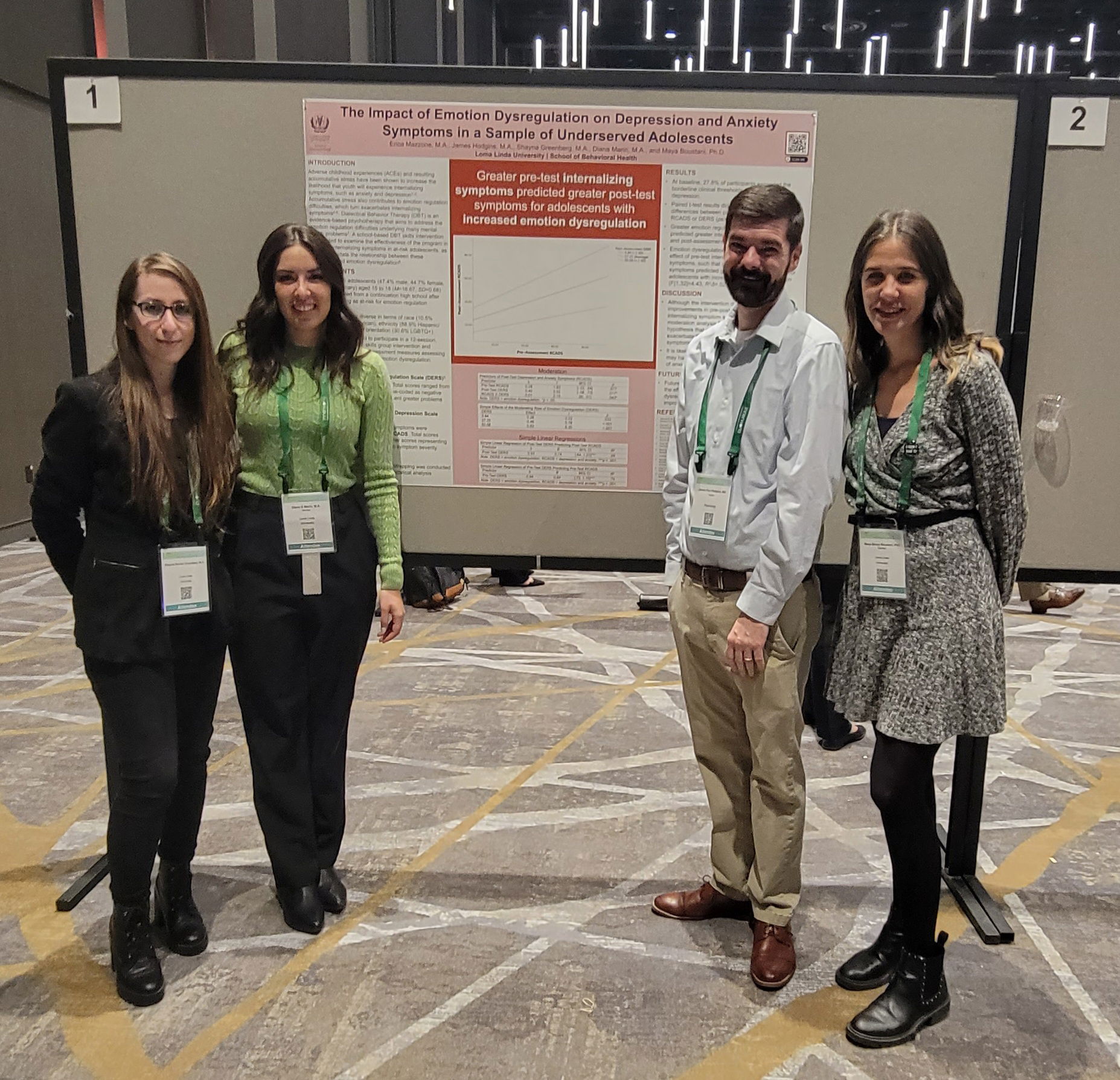 Shayna Greenberg, Diana Marin, James Hodgins , and Maya Boustani at WPA 2024