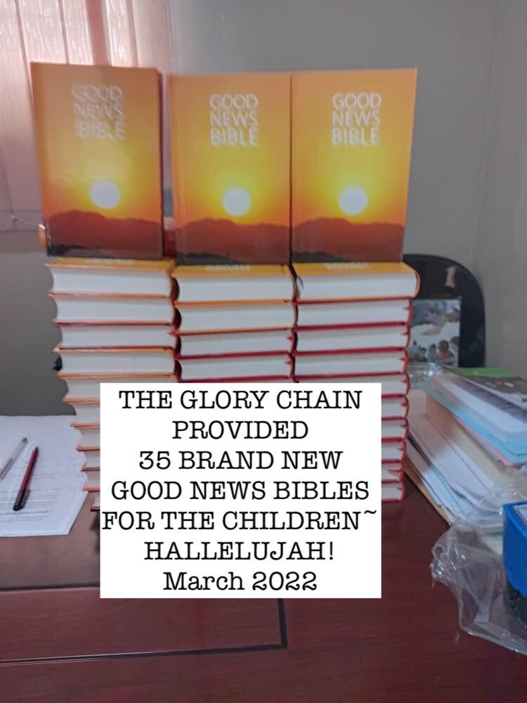 $200 for 35 New Bibles for Breath of Heaven / for the kids who did not have the Word of God! Praise God!