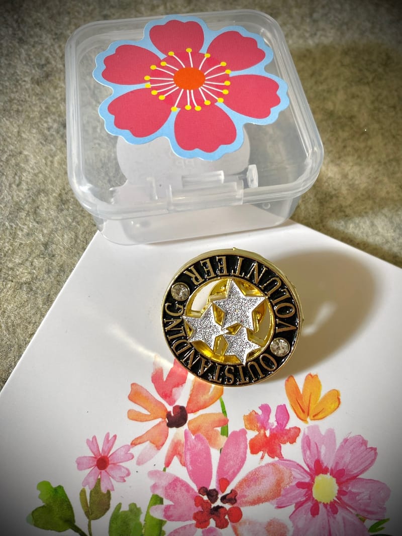 Honoring Miss Jetta 520 hours Volunteer work 2023