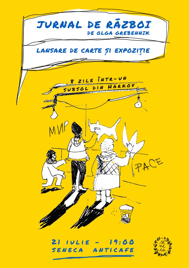 Book launch and exhibition - "War Diary" by Olga Grebennik