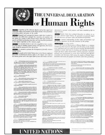 الإعلان العالمي لحقوق الإنسان