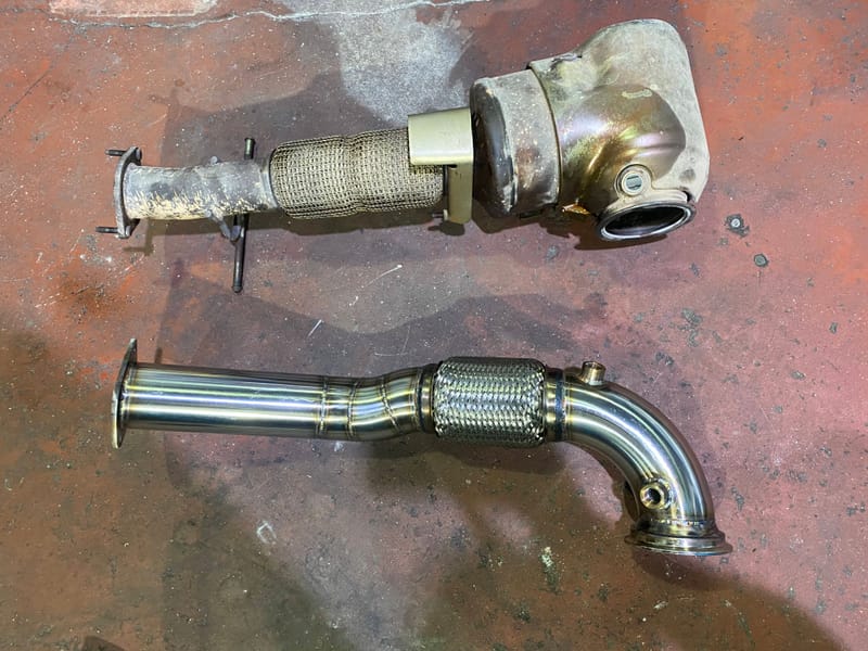 צנרת דאונפייפ (Down Pipe) 