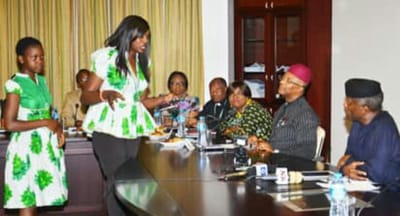 Osinbajo hails Nigerian girls over gold medal at World Technovation competition  By Johnbosco Agbakwuru