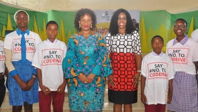 Obaseki’s wife hails Edo N-Power Health for #No.to.Codeine campaign in schools