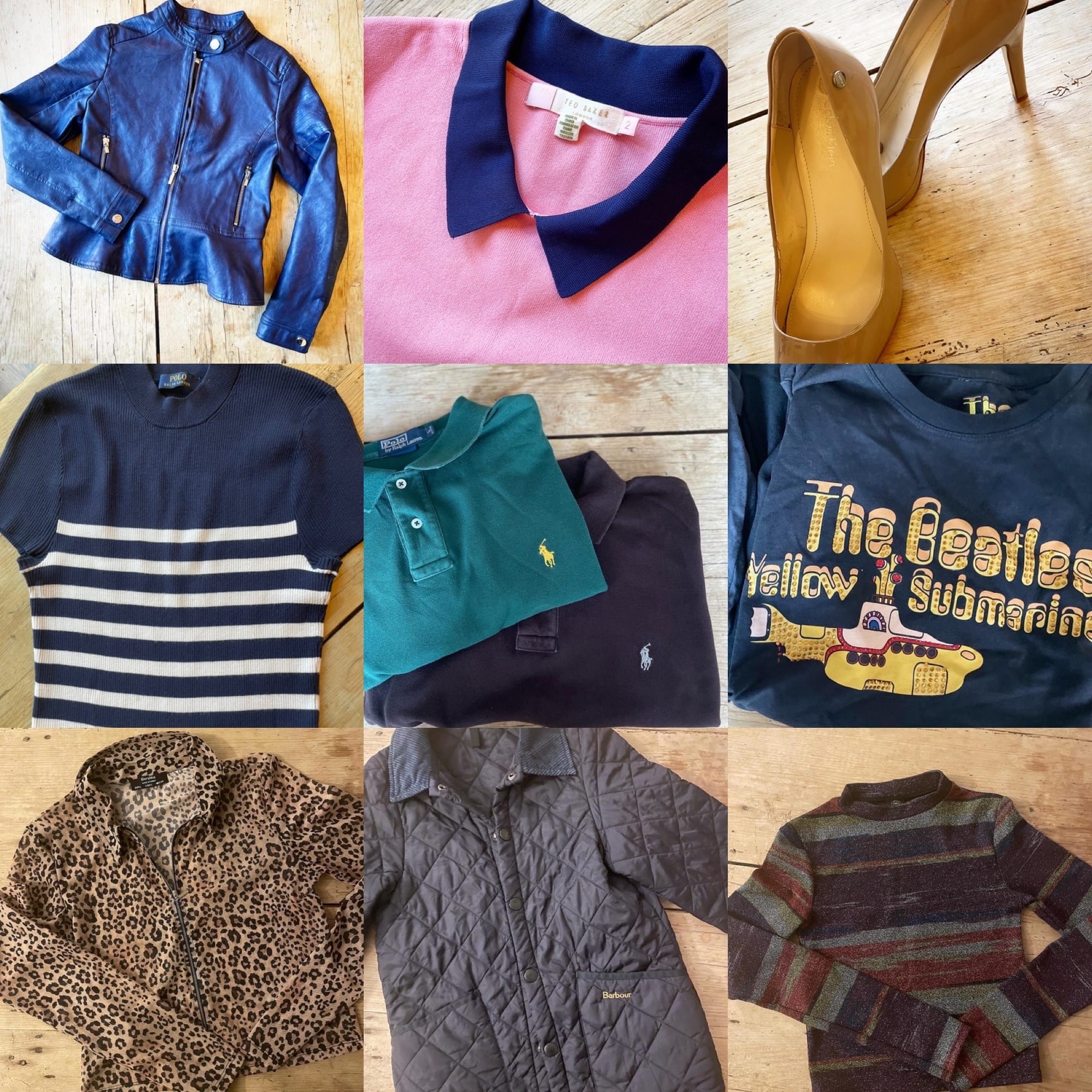 Pre-loved designer clothes