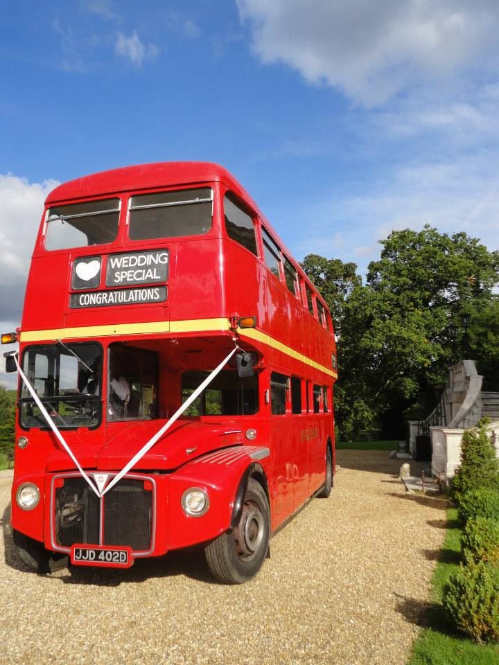 Routemaster Wedding Bus at Work