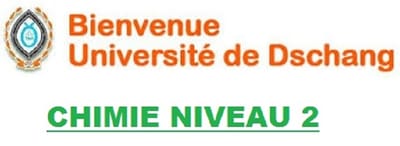 CHIMIE 2 DE L'UNIVERSITE DE DSCHANG