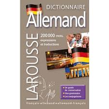 DICTIONNAIRE  ALLEMAND