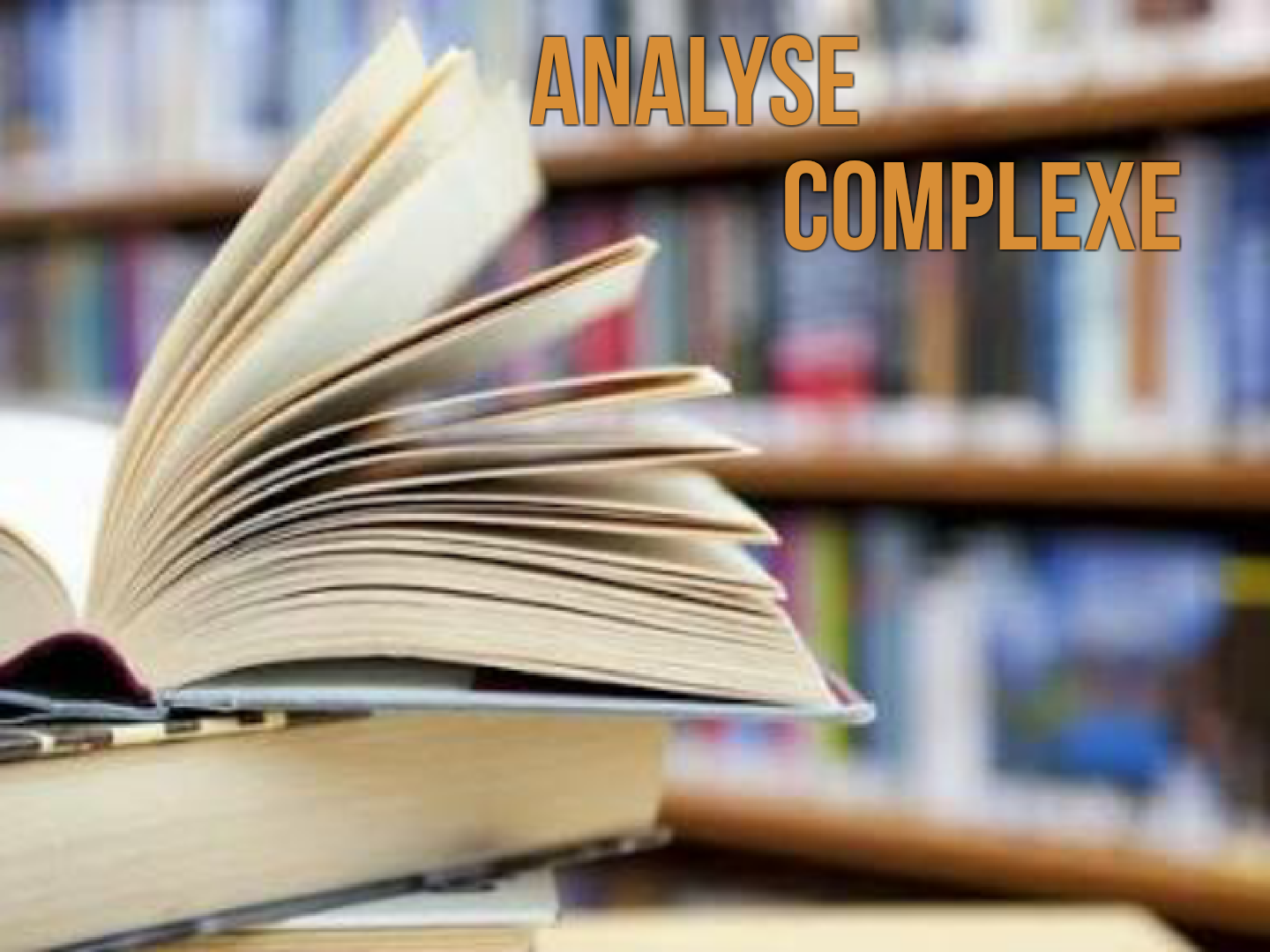 Analyse complexe