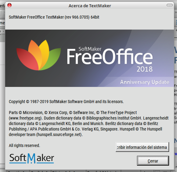 FreeOffice 2018 un buen clon de Microsoft Office gratis para Linux