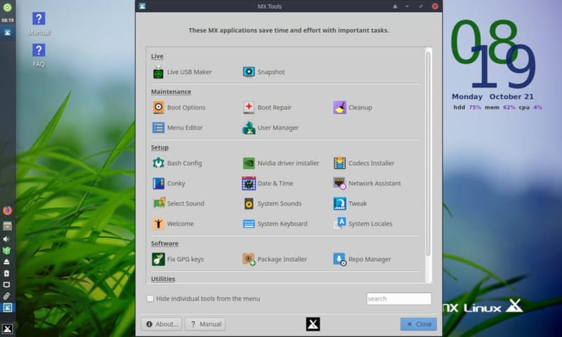 Que hacer después de instalar MX 19
