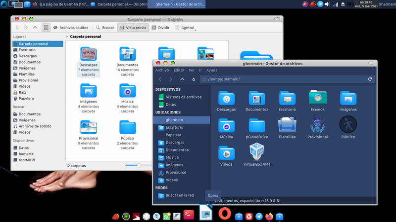 Tener MX-Xfce con aplicaciones KDE