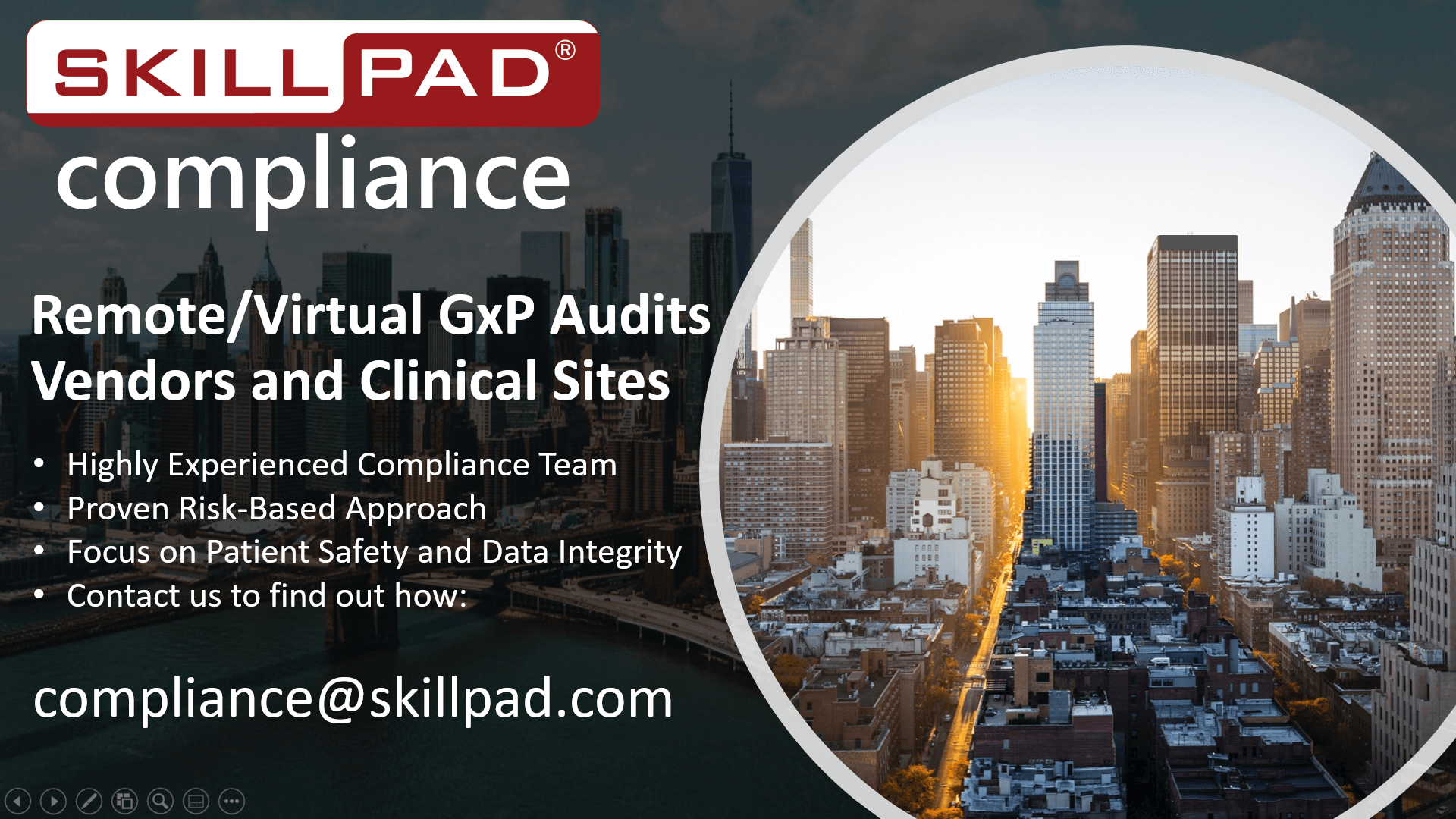 Strategy Briefing: Remote/Virtual Audits GxP Audits for Vendors and Clinical Sites