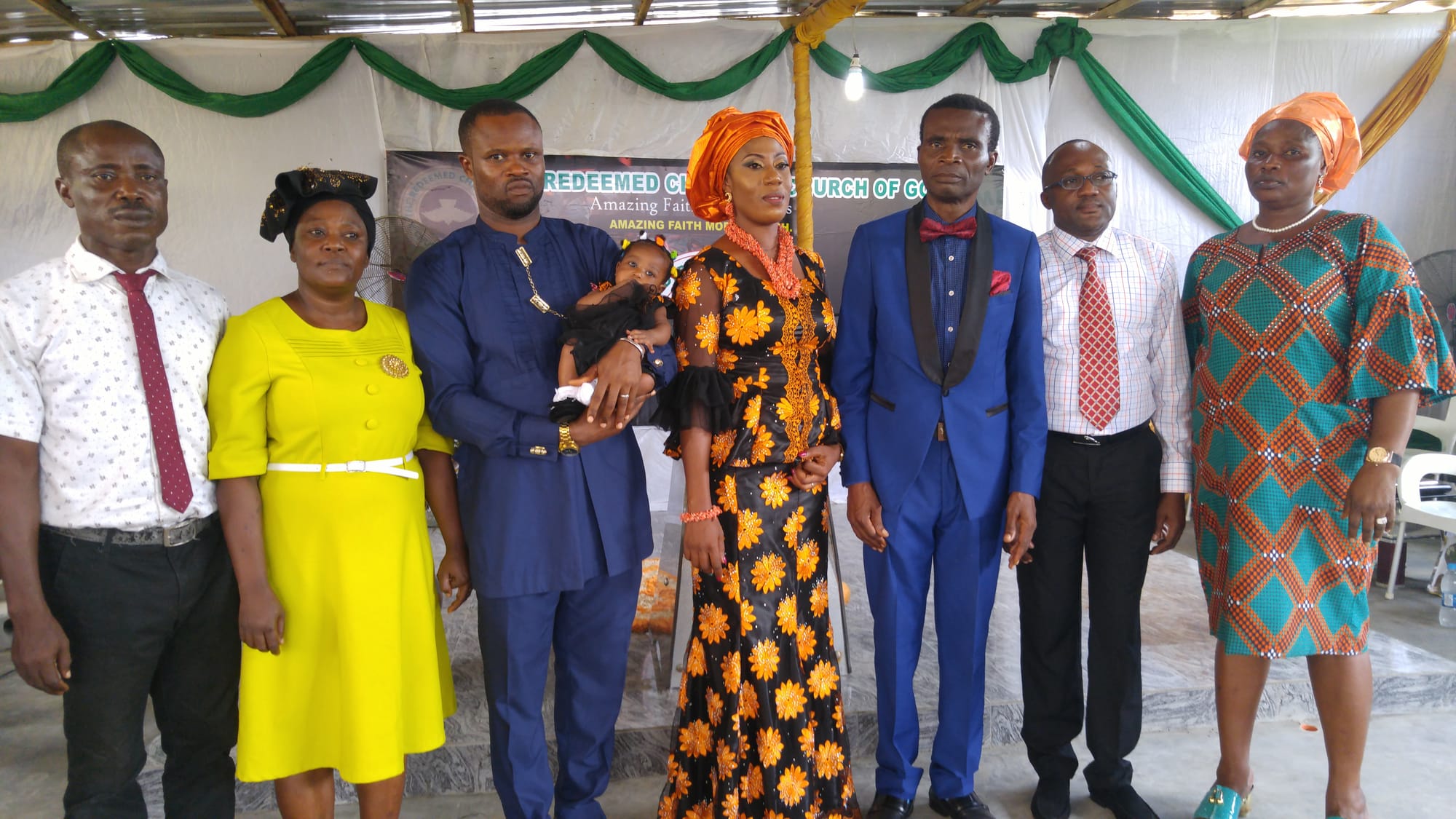 RCCG AFMA HOLDS 1ST HOLY COMMUNION SERVICE AS MEMBERS DEDICATE THEIR NEWBORN.