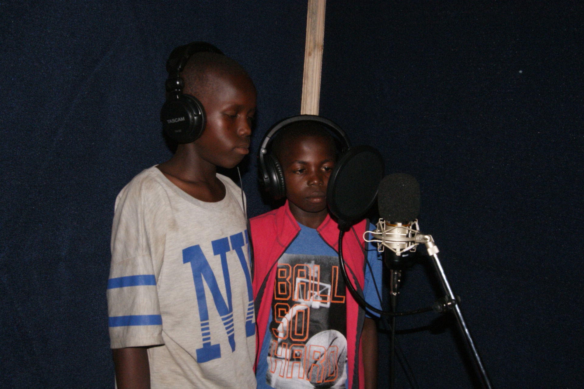 Peter Lokosang and Moses Bida Voicing