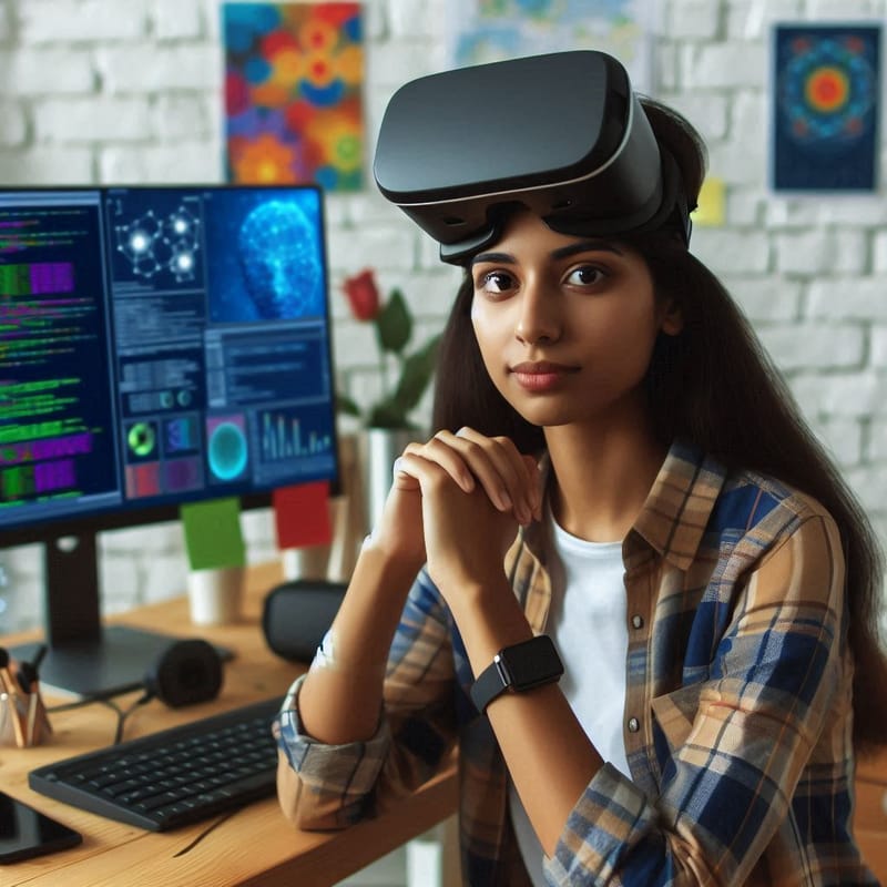 פיתוח תוכן ויישומים מתקדמים למציאות מדומה ורבודה (AR/VR)