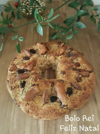 Bolo Rei Saudável