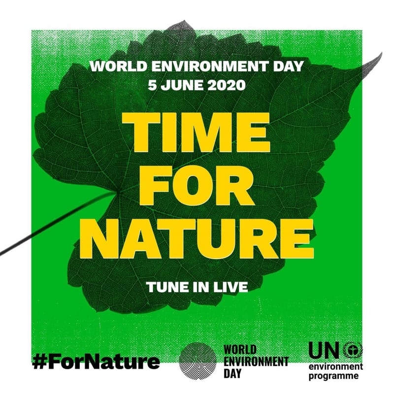 ΠΑΓΚΟΣΜΙΑ ΗΜΕΡΑ ΠΕΡΙΒΑΛΛΟΝΤΟΣ 2020 “Time for Nature”