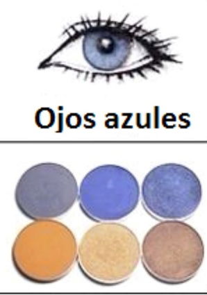 MAQUILLAJE OJOS AZULES