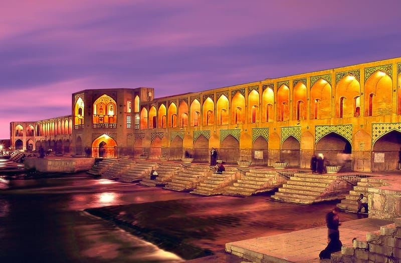 The Khaju Bridge in Isfahan