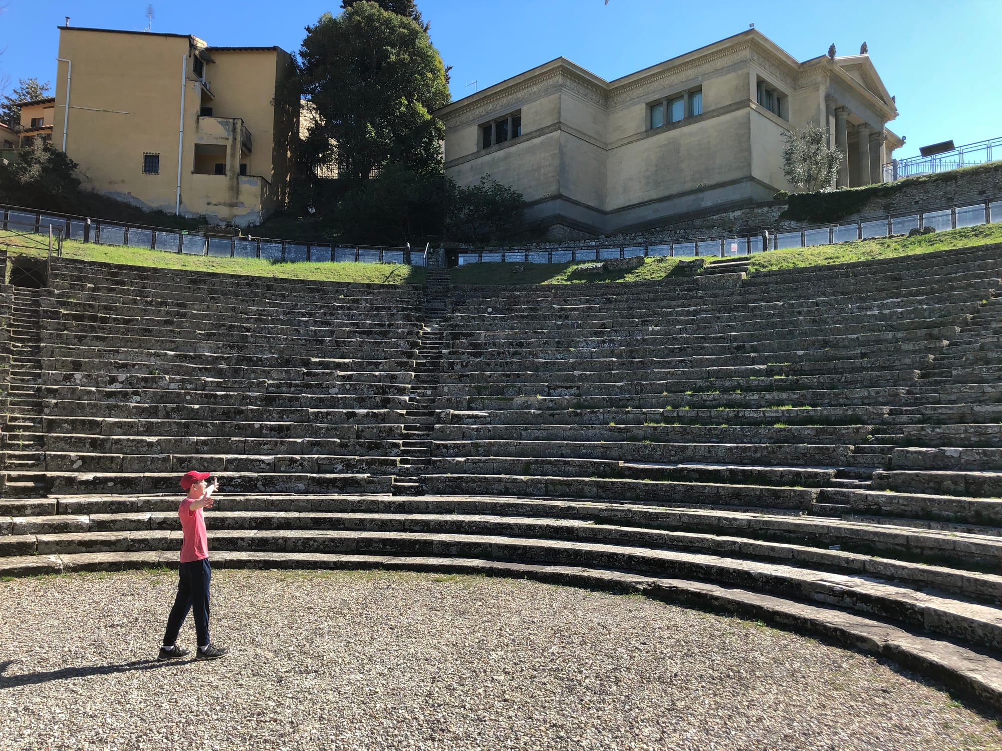 Friends, Etruscans, countrymen, apartment buildings, lend me your ears. (Fiesole)