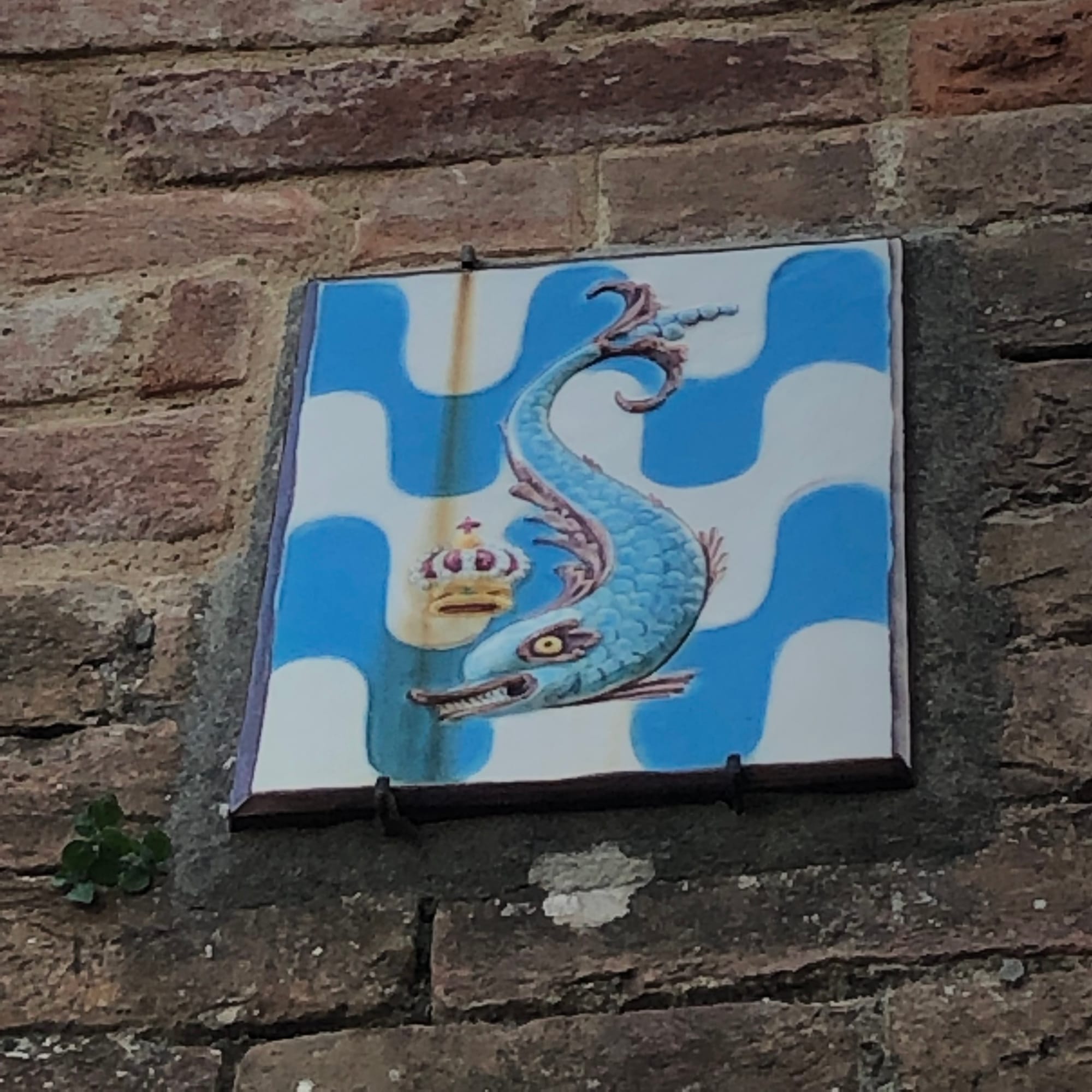 One of Siena's ancient gang signs