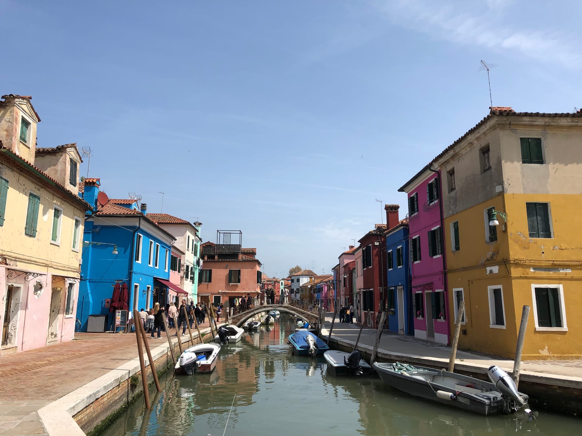Burano was really charming - home of traditional lace products