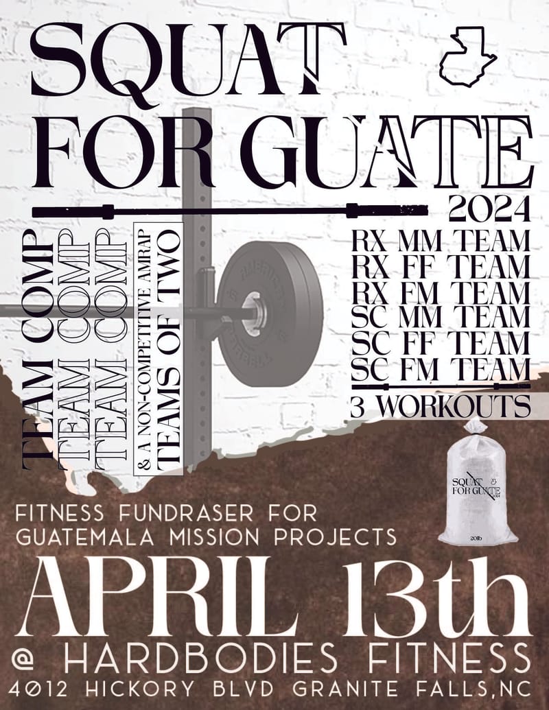 Squat for Guate 2024 Comp NON-COMPETITIVE AMRAP