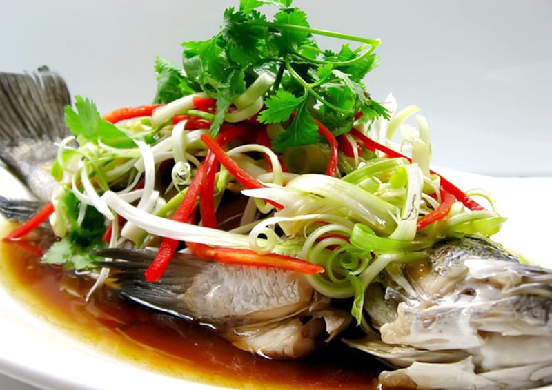 Steamed Seabass