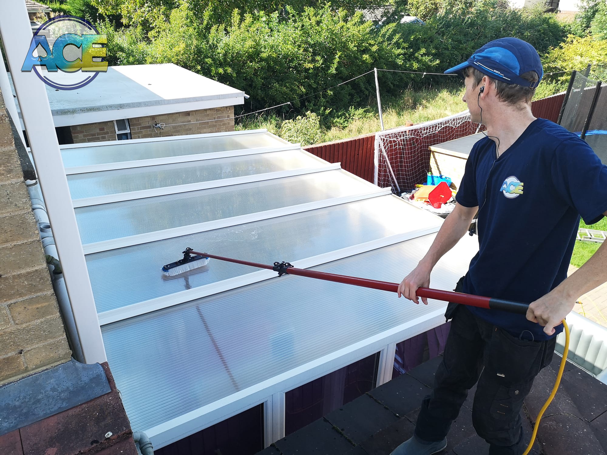 Conservatory roof clean