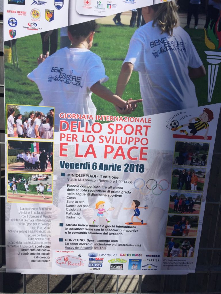 Manifestazione Sportiva “Miniolimpiadi”     7 Aprile 2018