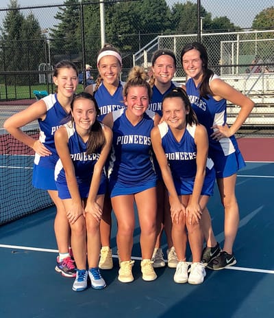 Girls tennis takes Section 2 title after undefeated season