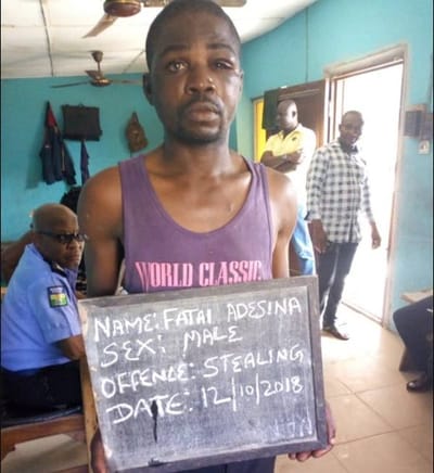 Notorious Robber Was Nabbed By Police During Operation In Lagos (Photo)
