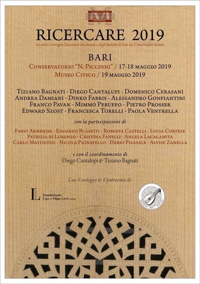 Ricercare sul liuto 2019