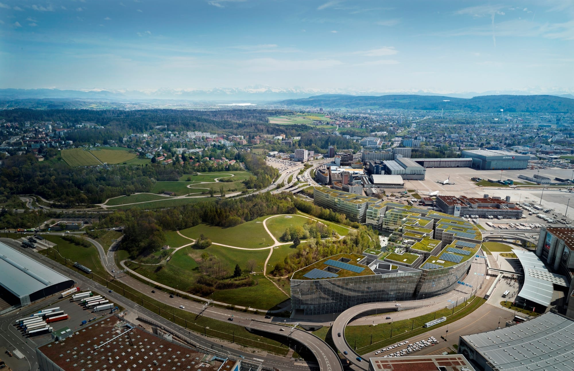 ERSCHLIESSUNGSBAUWERKE, THE CIRCLE, FLUGHAFEN ZÜRICH, SCHWEIZ