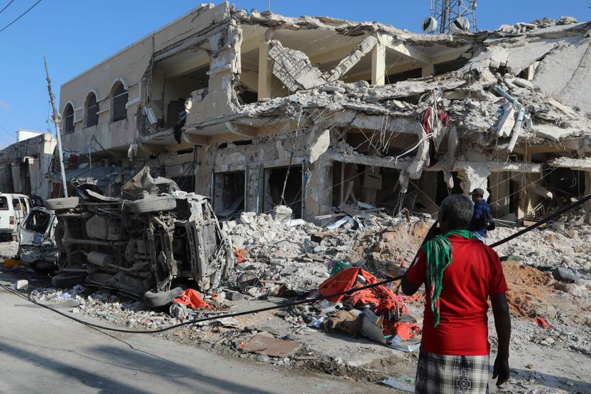 TERRORIST ATTACK IN SOMALIA'S CAPITAL KILLS @ LEAST 100