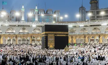 Millions of pilgrims  arrived at the capital city of saudi arabia from various countries for prayers and the celebration of ''EDIL ALDIR''.