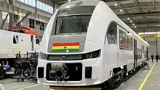 INCREDIBLE 12MODERN TRAINS FROM POLLAND YET TO BE UNVEILED TO OPERATE FOR THE GHANA RAILWAYS AUTHORITY.