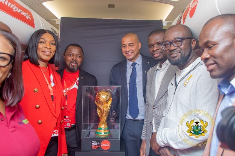THE FIFA WORLD TROPHY TOUR TO AFRICA 2022.