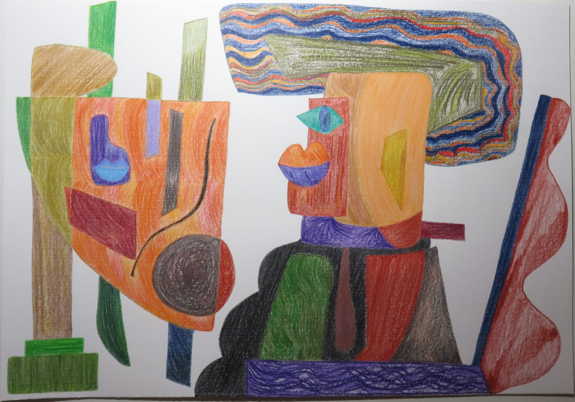 A Man Watching the Tablet