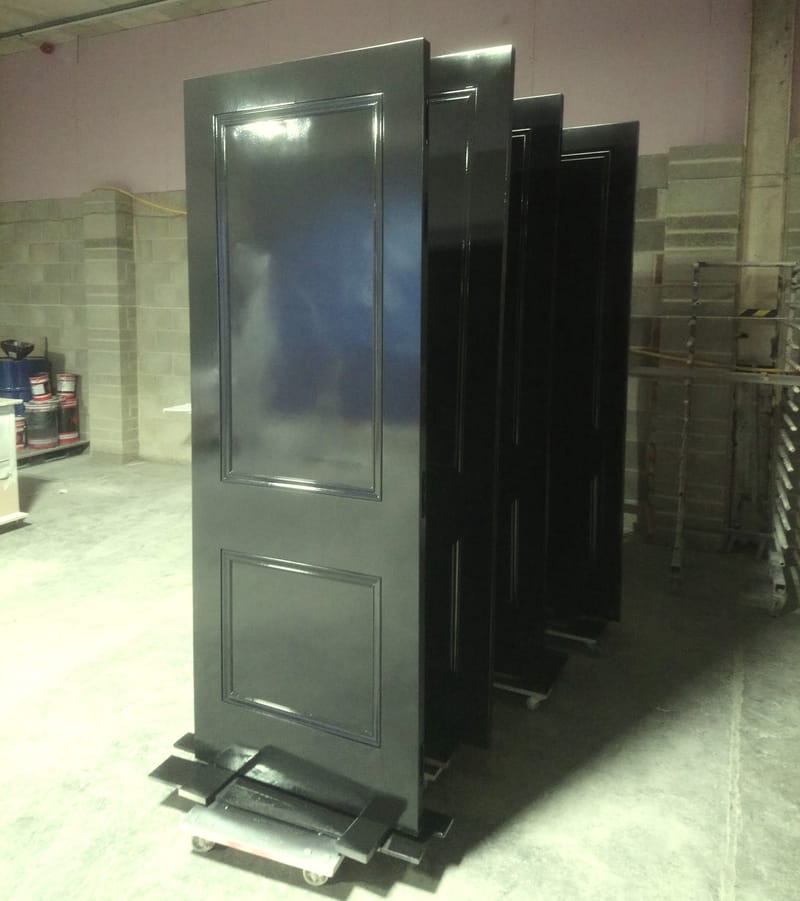 Interior and exterior door finshing