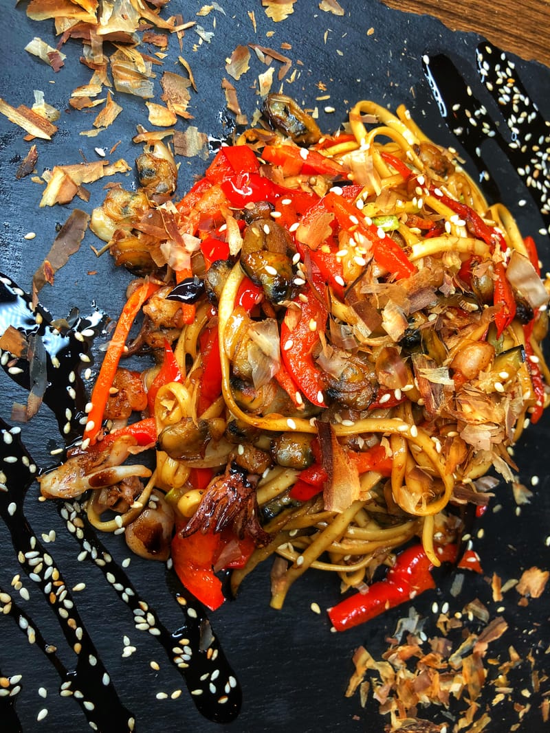 WOK С МОРЕПРОДУКТАМИ