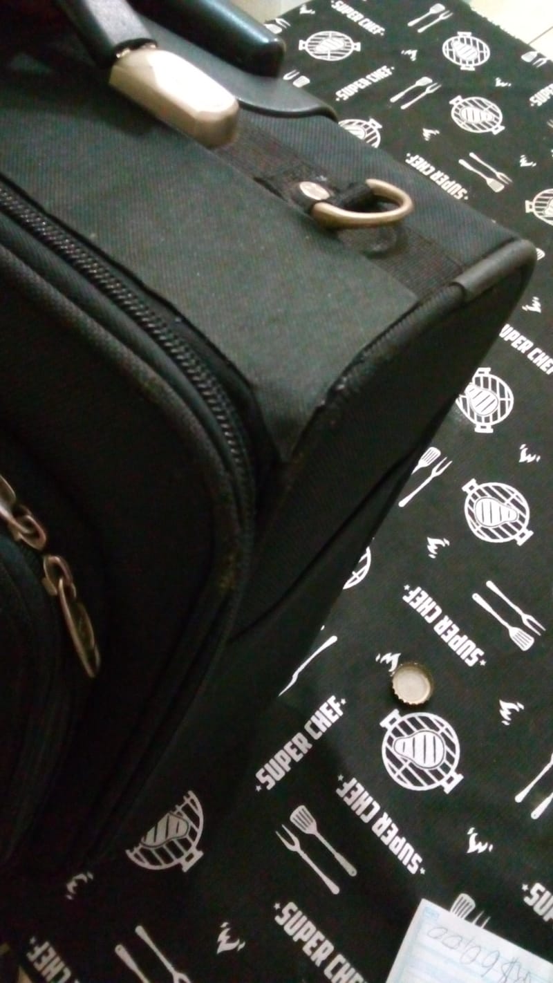Troca de tecido de malas, maletas e mochilas.