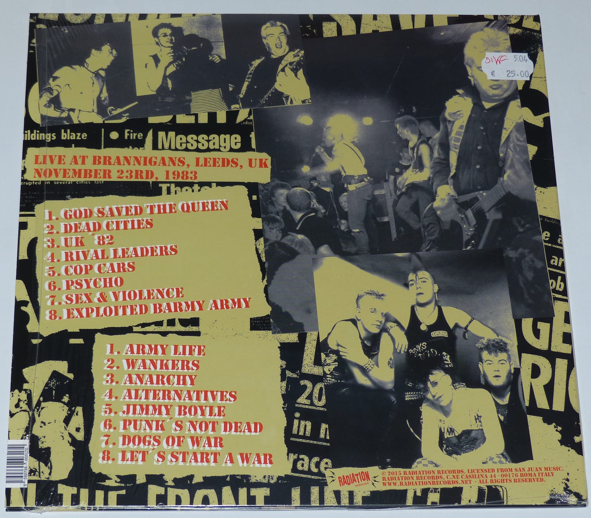 Live in Leeds'83 - rrs50 - record store day - edition vinyl 166/300