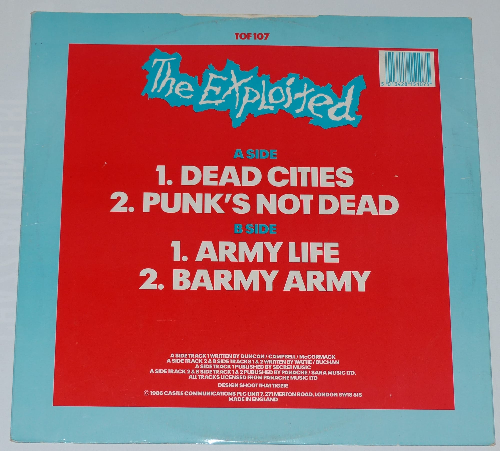 Dead Cities - tof 107 - limites edition 5000
