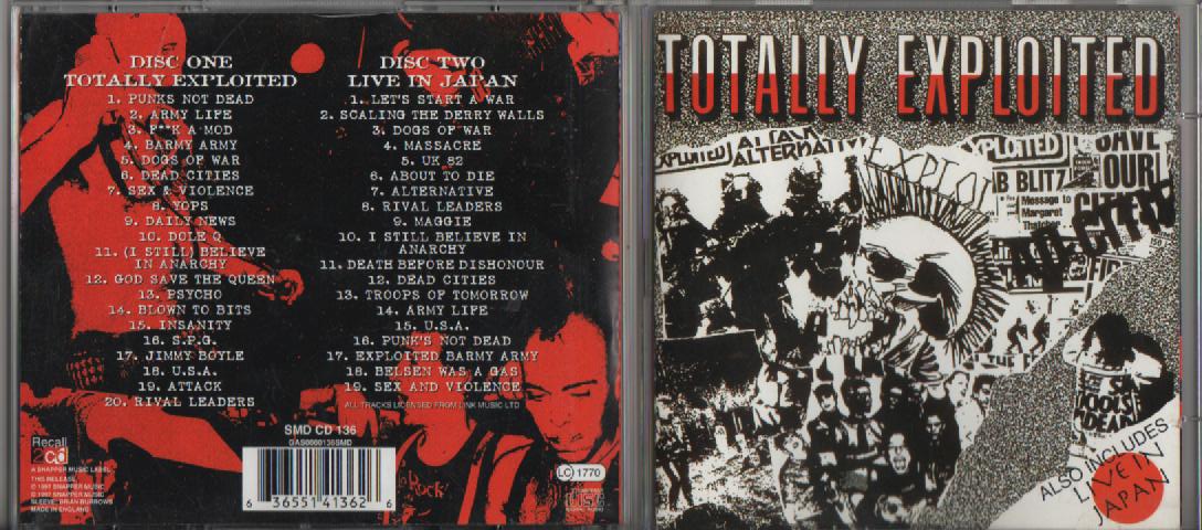 Totally Exploited / Live in Japan - smd cd 136