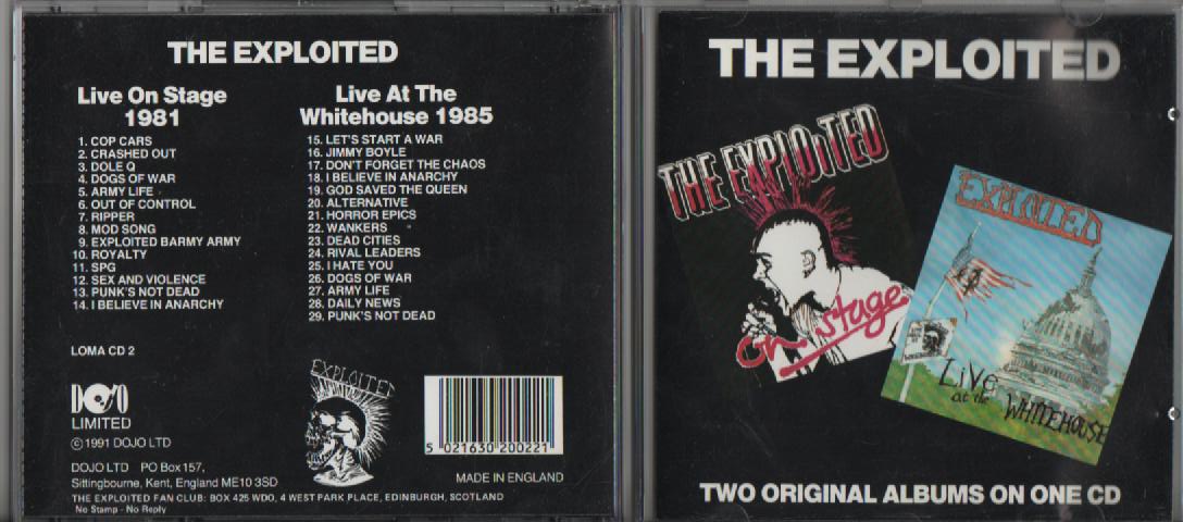 Live on stage / Live at the Whitehouse - loma cd2