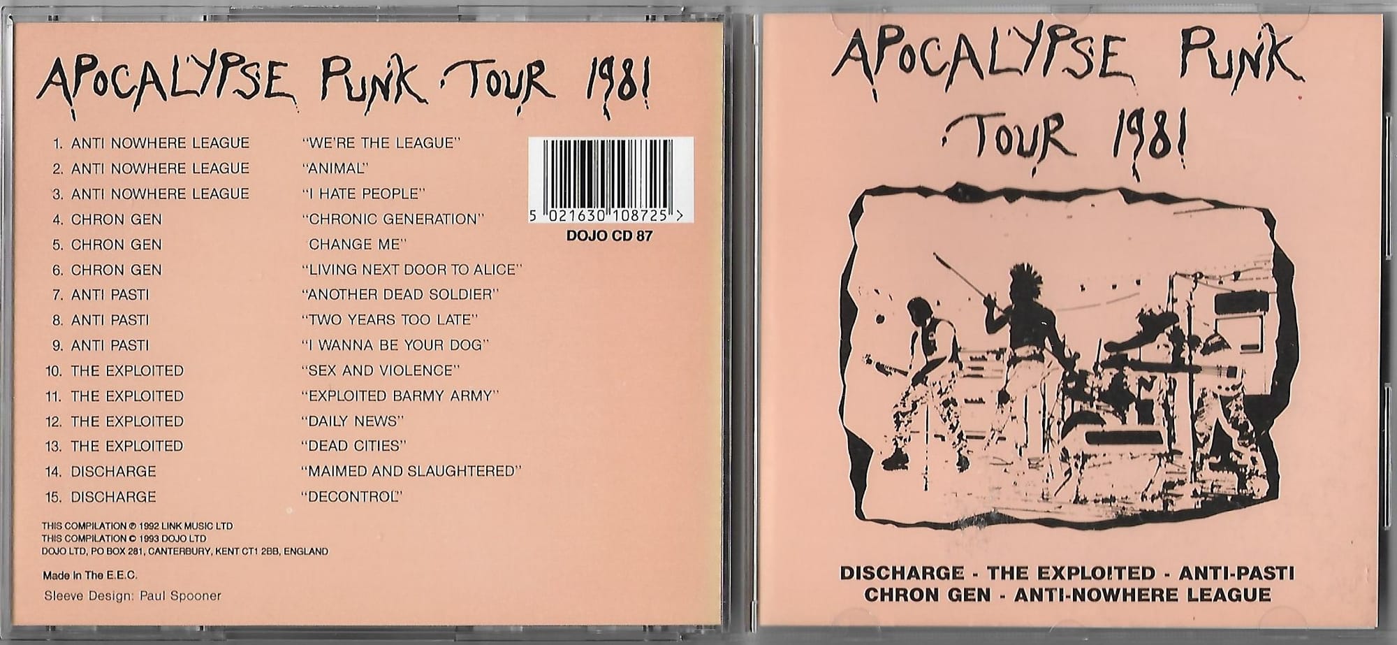 Apocalypse Punk Tour 81 - dojo cd 87