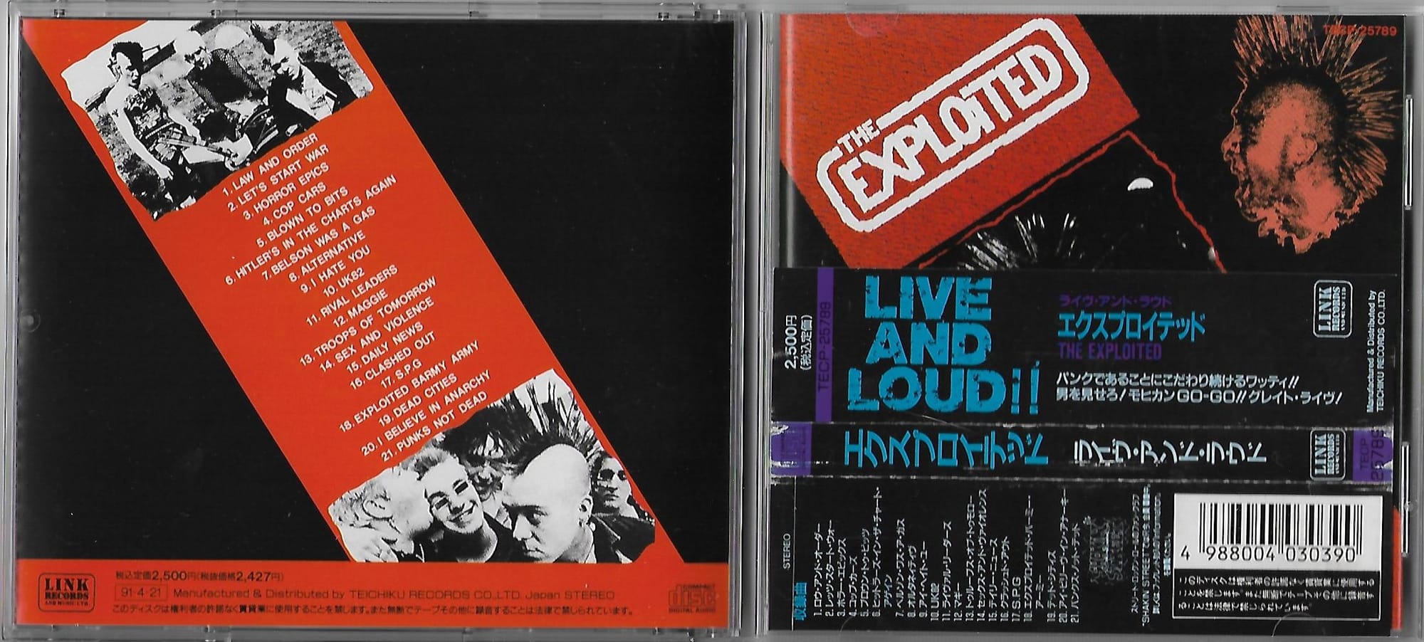 Live and Loud - tecp 25789 - Japan