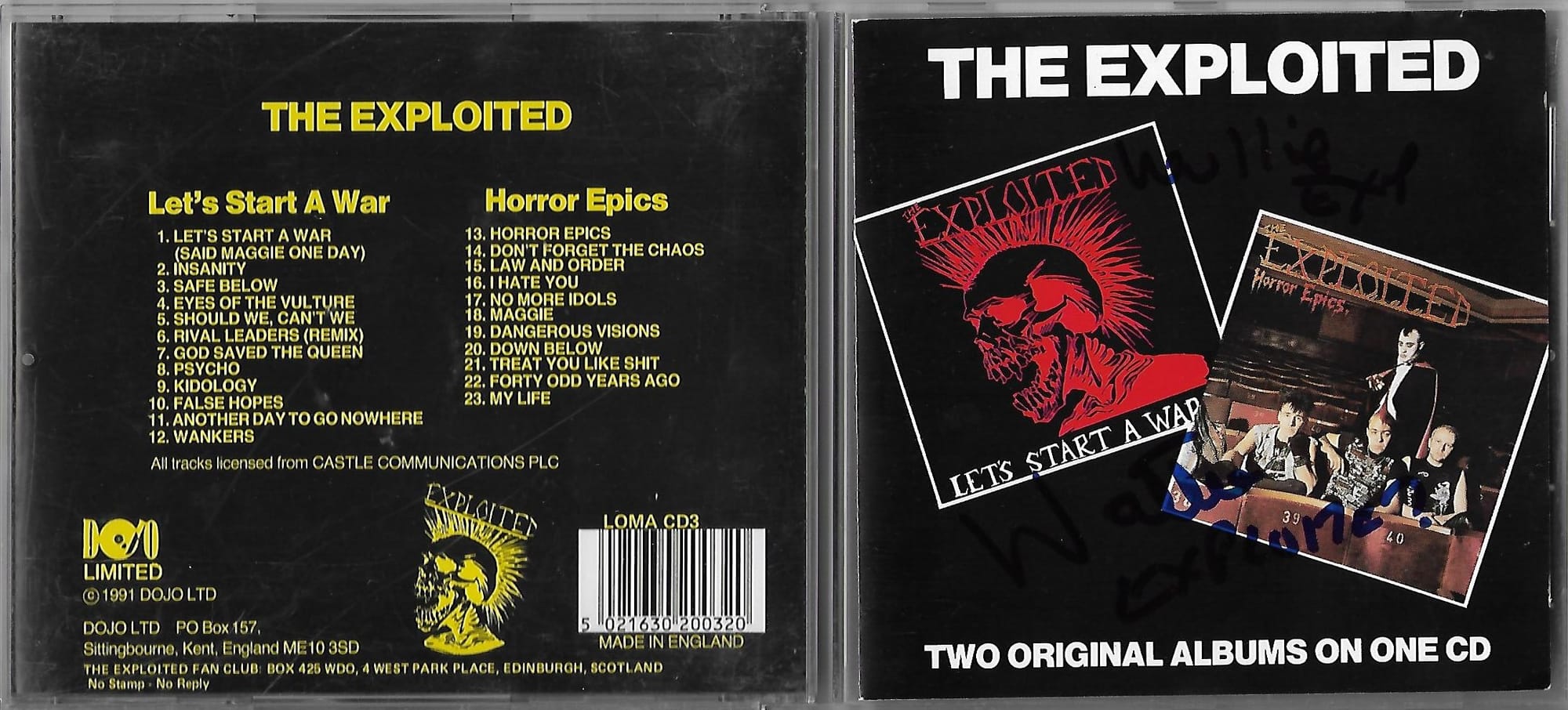 Let's Start a War / Horror Epics - Loma cd3